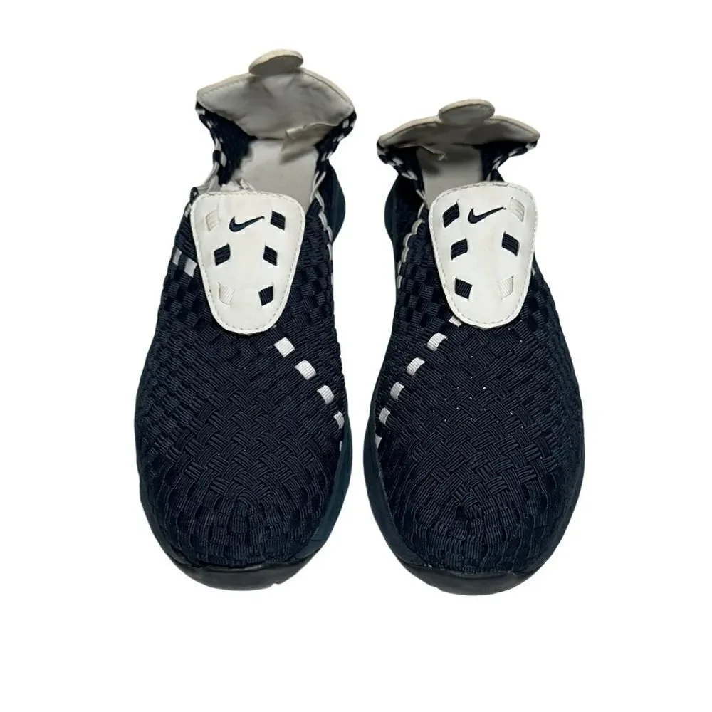 Men’s Nike woven athletic shoes size 9 blue/white
